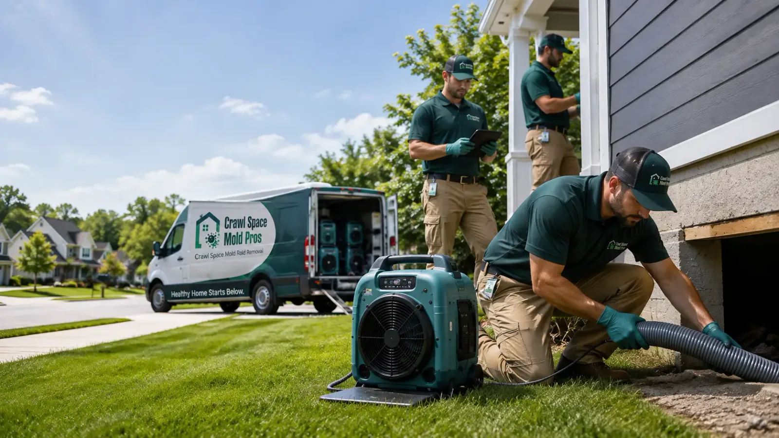 Crawl Space Mold Removal in Waltham, MA